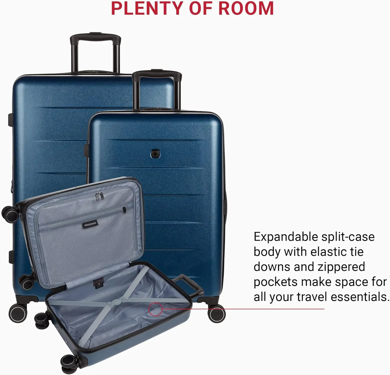 8020 Eclipse Collection Hardside erweiterbares Gepäck – Marineblau