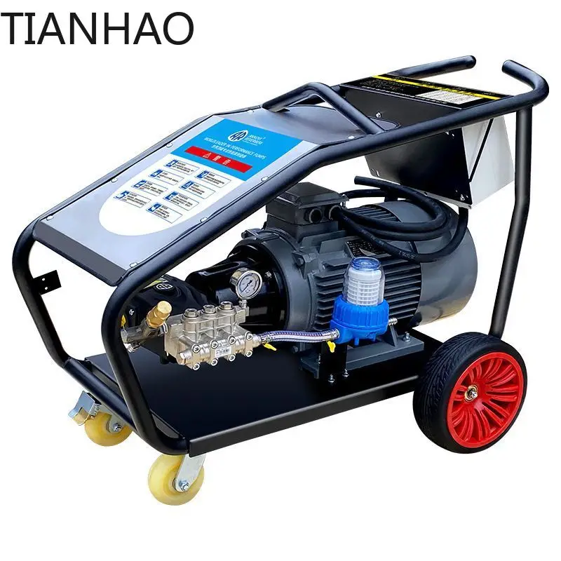 Commercial Car Wash Station Imported Three-Phase High-Power Car Washer High-Pressure Water Gun for Home and Business Use