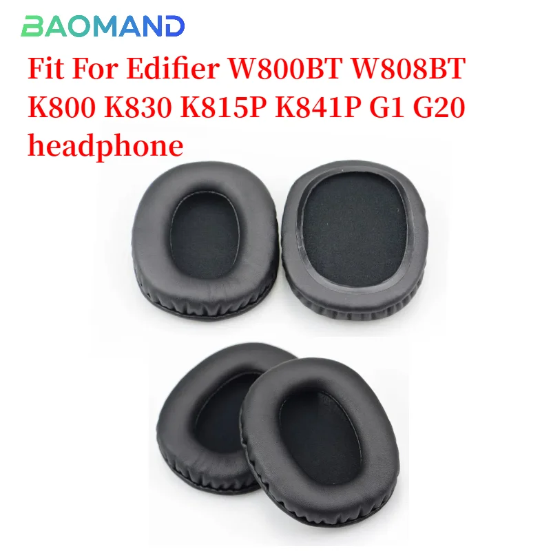 

Replacement Earpads for Edifier W800BT W808BT K800 K830 K815P K841P G1 G20 Earmuffs Ultra-soft Sponge Cushion Cover Headphone