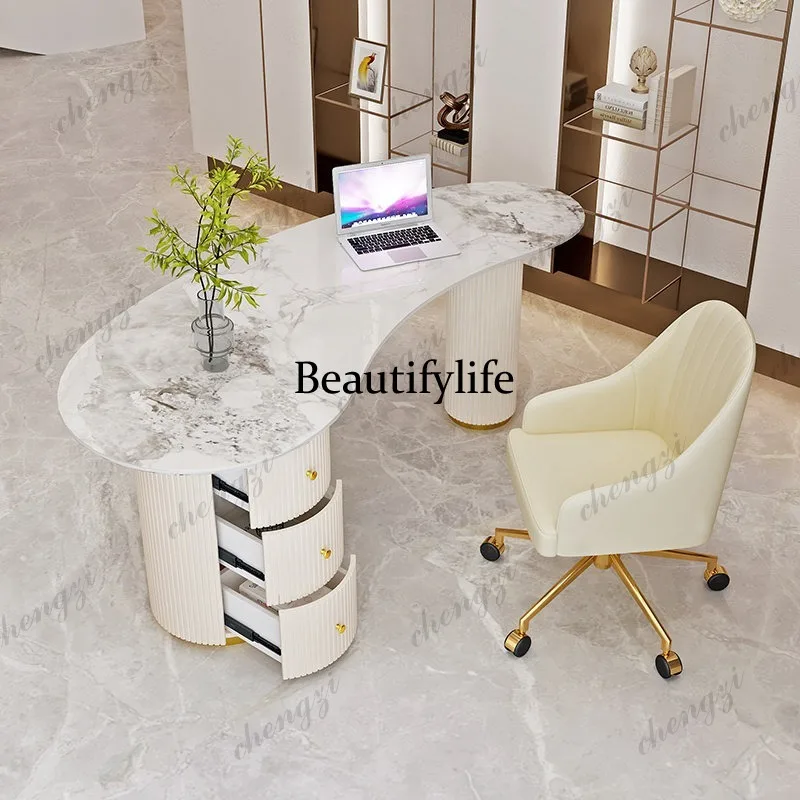 Z138 medical beauty face-to-face consultation reception table and chairs negotiation boss desk simple modern desk