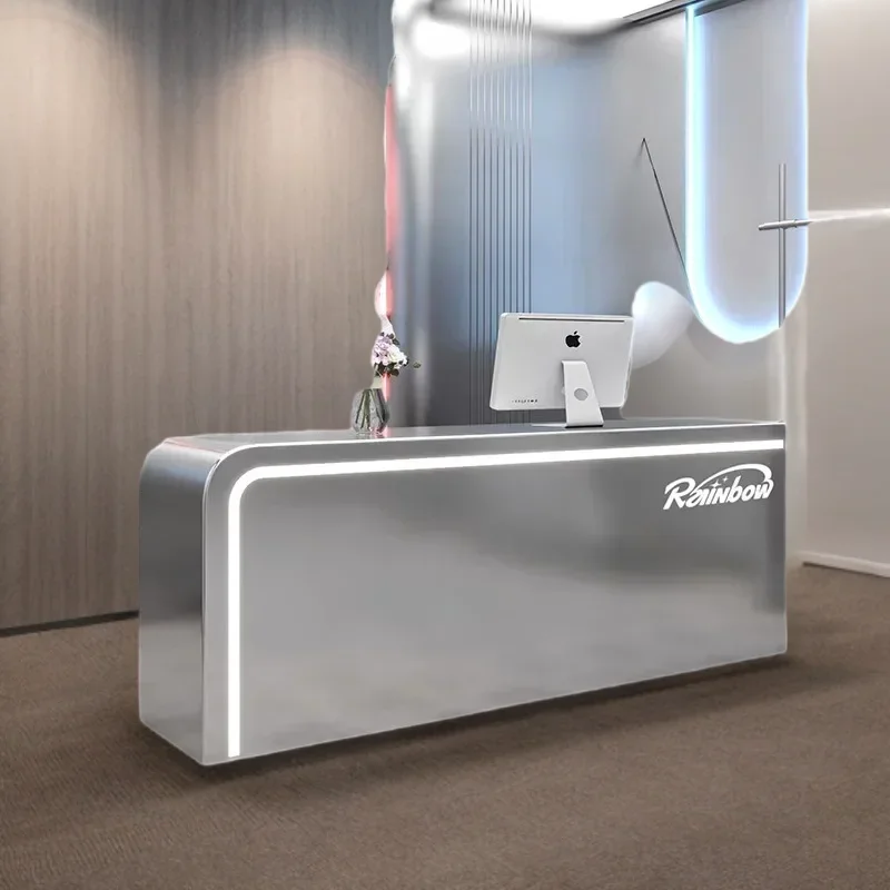 

Pulpito Customer Center Counter Desk Reception Desks Beauty Salon Atril Tables Front Business Office Furniture Receptions Table