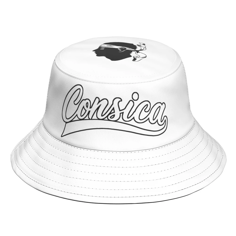 Corsica Fisherman Hats Custom Made Name Logo Bucket Cap Corsican Print Flag Word French Ajaccio Bastia Calvi Galeria Headgear