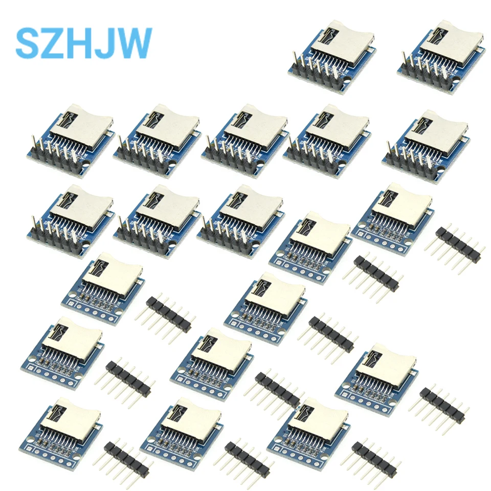 1-10 Uds. Módulo de tarjeta Micro SD TF Mini módulo de tarjeta SD módulo de memoria para Arduino ARM AVR