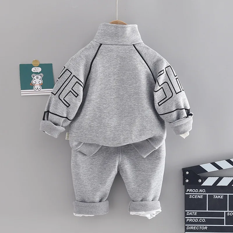 Boys Clothes Sets Spring Autumn 2024 Children Cotton Coats Hoodies Pants 2pcs Tracksuits For Baby Sports Suit Kids 5 Years Old