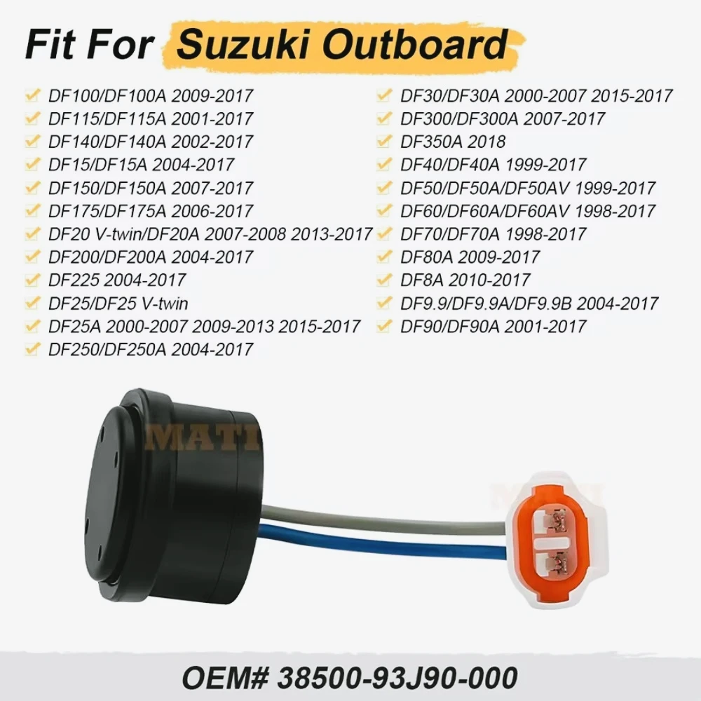 Conjunto de alarma bocina de Audio zumbador de advertencia zumbador para fueraborda Suzuki DF100 DF115 DF140 DF15 DF150 DF175 DF