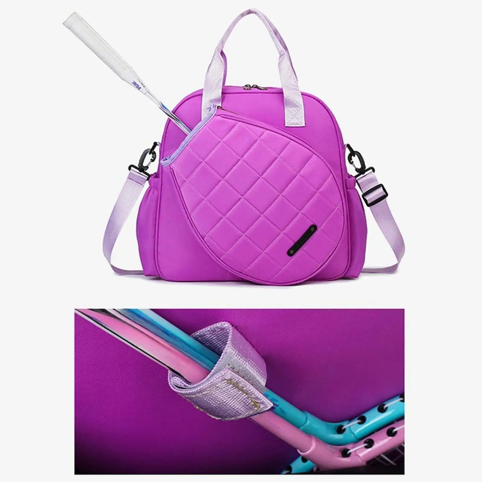 

Сумка для теннисной ракетки, портативная, для улицы, с регулируемым плечевым ремнем, из ткани Оксфорд, большой вместимости, для мужчин и женщин