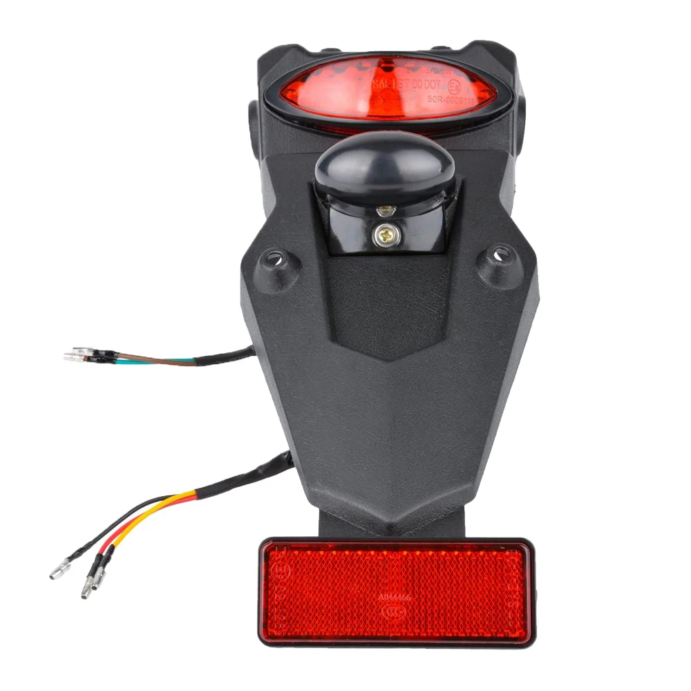 Motorcycle Taillight Brake Stop Lights LED Fender Universal Motorcycle Dirt Bike LED Mudguard Tail Stop Tail Brake Light