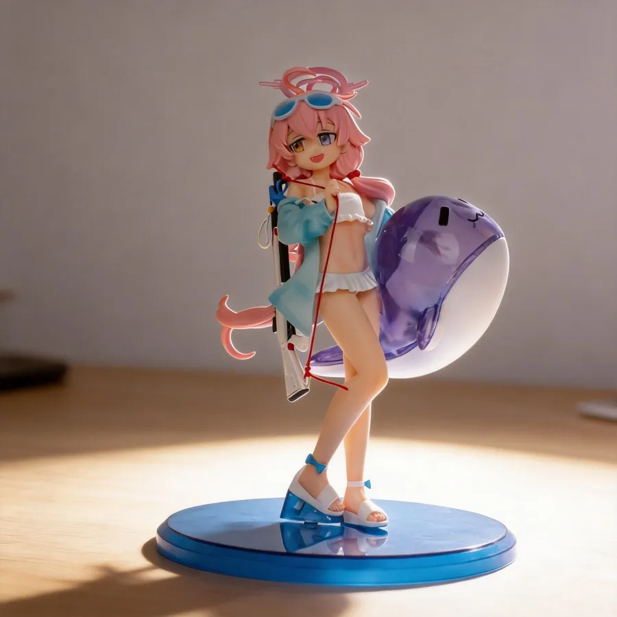 

Blue Archive Takanashi Hoshino Swimsuit Figure 21cm Anime Beautiful Girl Collectible Model Desktop Decoration Gift