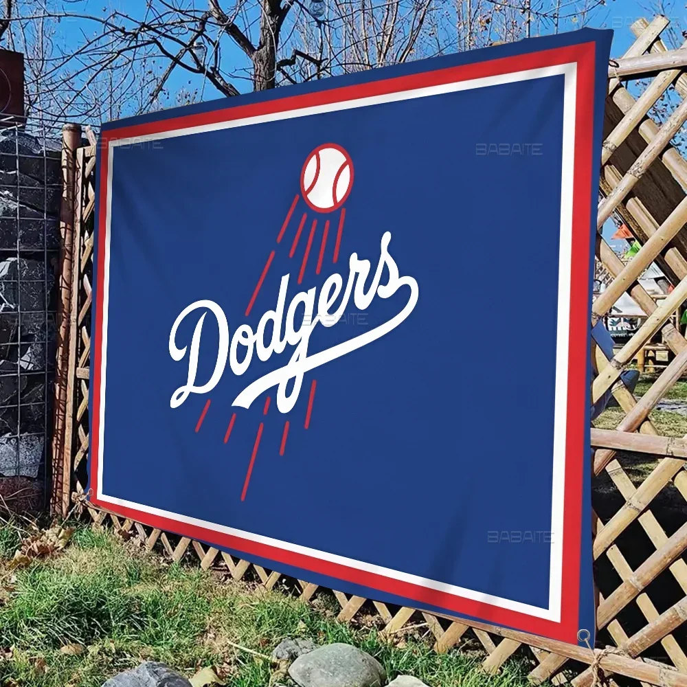 Teppiche Los Angeles Dodgers große Flaggen Druck muster interessante Geburtstags feier Dekorationen Banner