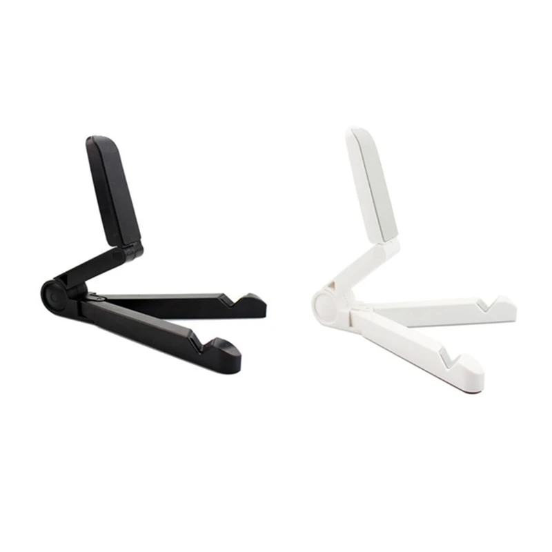 ขาตั้งแผ่นเสียงไวนิลสำหรับการบันทึก LP สำหรับที่ใส่อัลบั้มแบบ LP แท็บเล็ตเดสก์ท็อปพับได้ขายึดเก็บอัลบั้มบนโต๊ะ