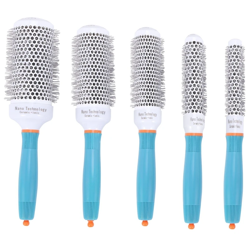 

Roller Comb Professional 5 Size Hair Dressing Brushes High Temperature Resistant Round Comb Hair Styling Tool Hairbrush