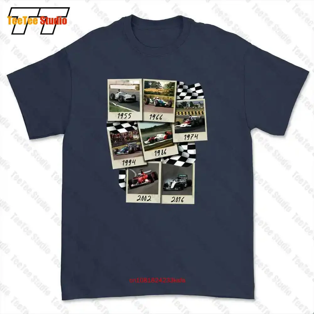 Formula F Cars 1 One Photos Each Decade T-shirt Tee WN0A