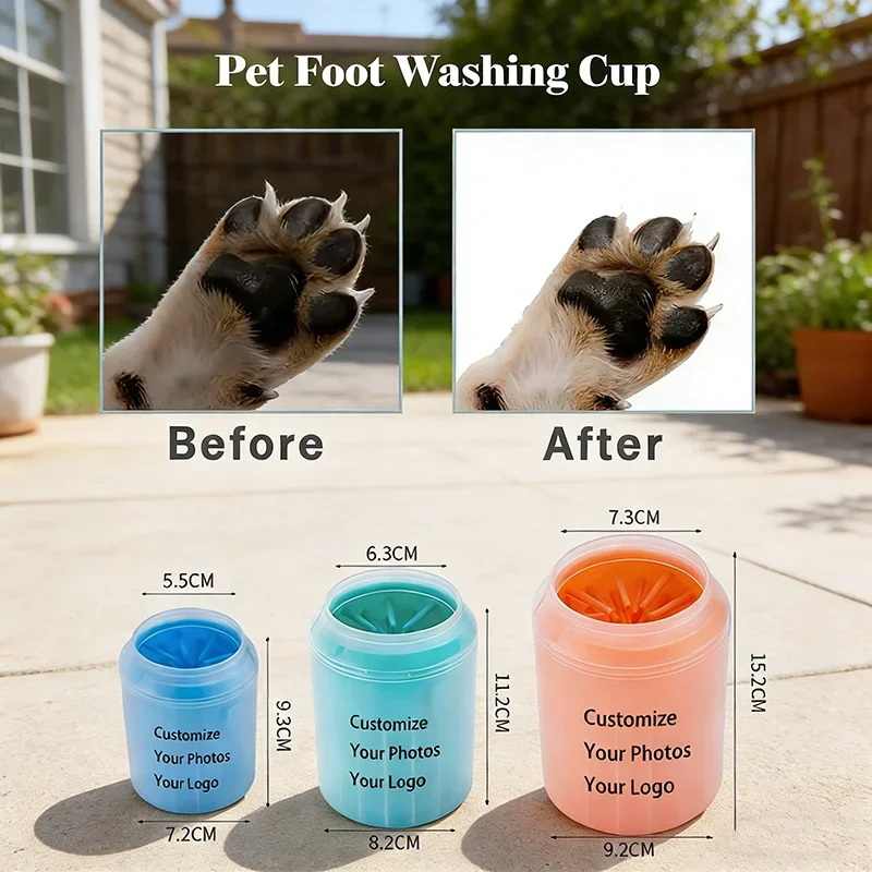 맞춤형 반려동물 발 세척기 부드러운 실리콘 발 세척 브 - Dog Paw Cleaner 리뷰 및 가격
