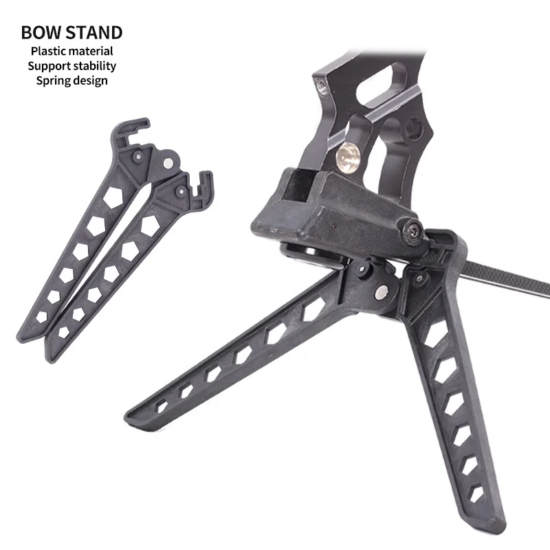 Compound Bow Stand Archery Folding Portable Kickstand Limb Clamp Bow Support Equipment Composite Bow and Arrow Stand