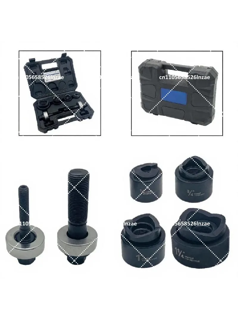 Stainless Steel Manual Knockout Hole Puncher, Mechanical Hole Opener for Metal Plate, Soft Steel Plate, 22.5-43.2mm