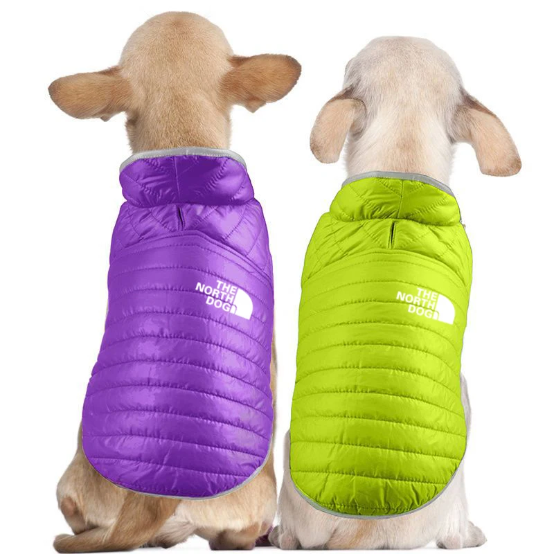 Double Sided Dog Coat Winter Warm Pet Dog Clothes For Small Medium Dogs Vest Chihuahua Clothing Soft Puppy Costumes Ropa Perro