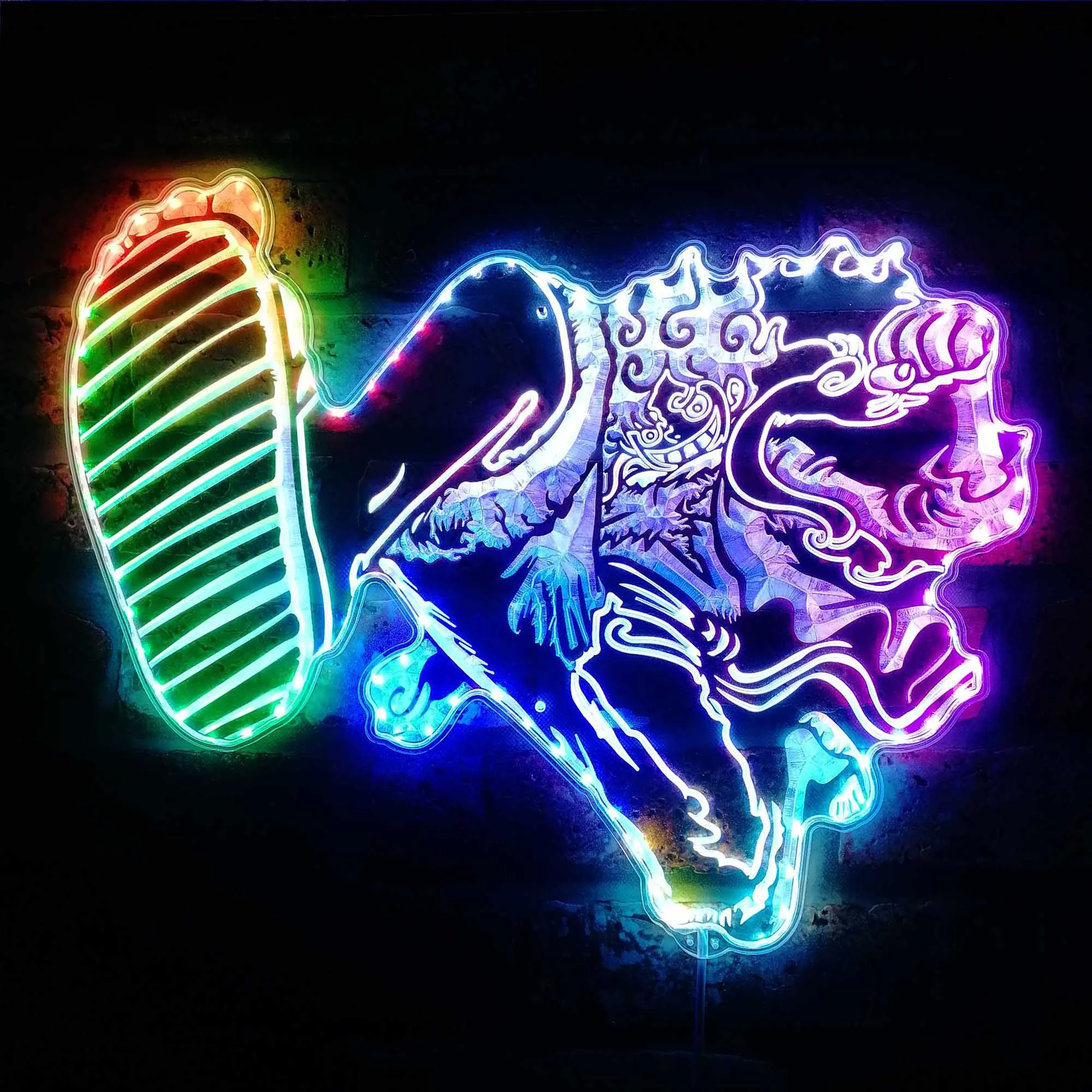 

Gear 5 Neon LED Sign, Gamer Night Light LED Sign, Game Room Neon Sign