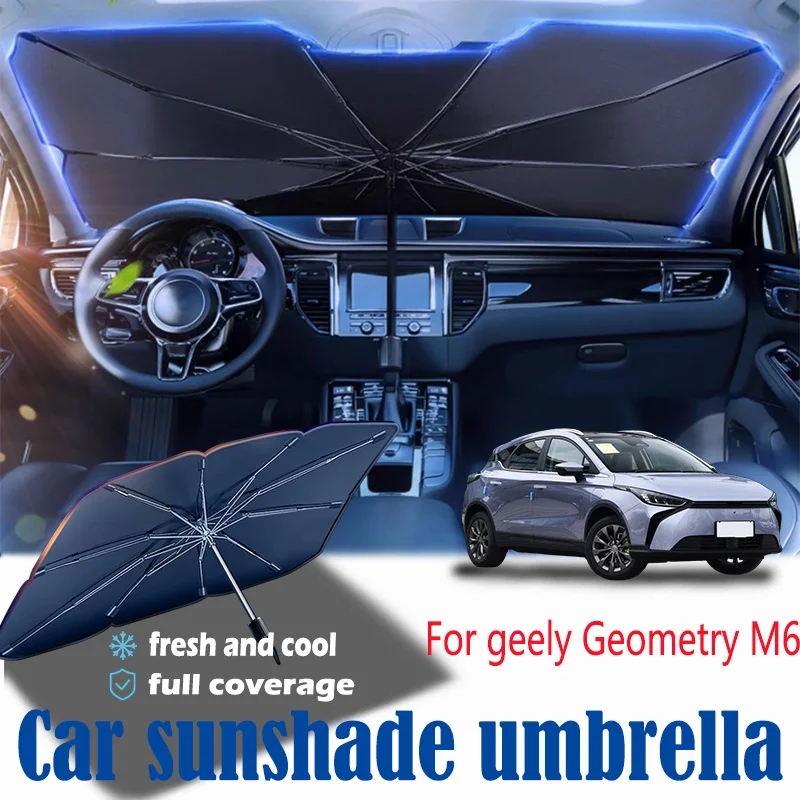 

For geely geometry M6 front windshield panel, sun visor, summer accessories, heat insulation, sun shading, and sun protection