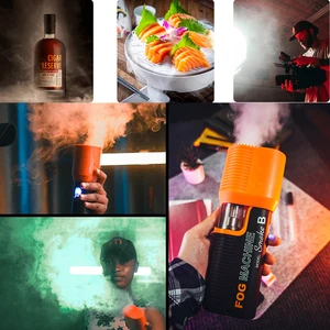 Lensgo Smoke B 40W آلة ضباب يدوية محمولة تأثير دخان الثلج الجاف آلة دخان التصوير الفوتوغرافي القوية لإنتاج الأفلام أفضل 5 مبيعات لآلة صنع دخان الثلج الجاف - No1