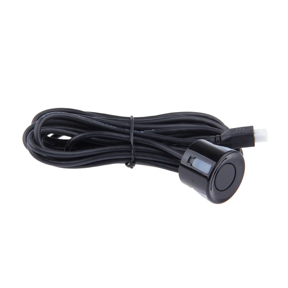 

Colorful LED Digital Display 4 Sensor Double CPU 9x6x22cm Car Parking Radar Reverse Monitor Black Full Weather Easy Install