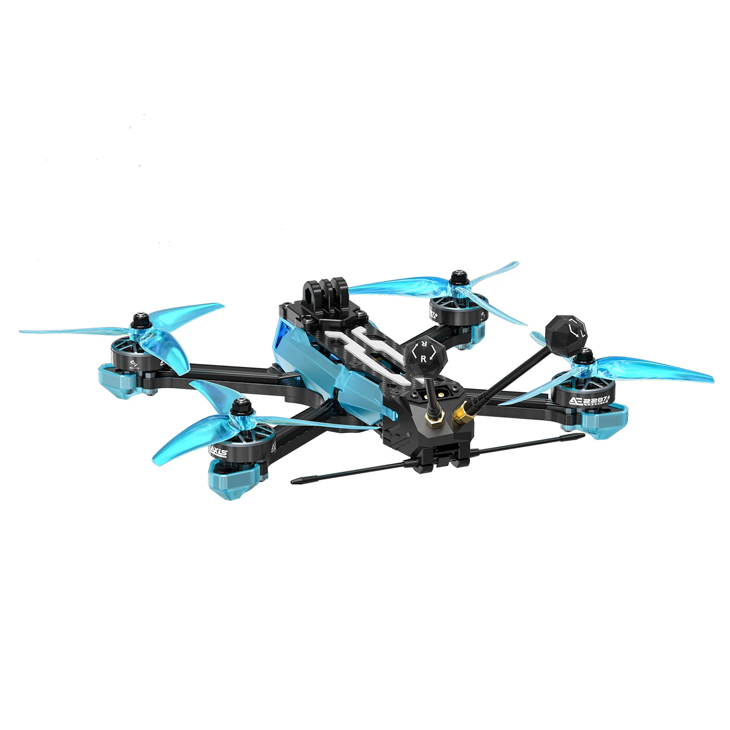 Axisflying Manta 5 SE V2  O4 Pro queshed X H743 FC 5 Inch Drone Freestyle for AE2207V2 1960KV 6S Motor RC FPV Quadcopter thumbnail 3