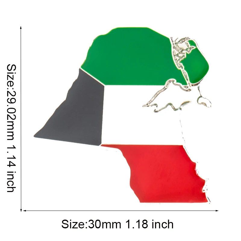 Kuwait Flagge Metall-Anstecknadel Flaggen-Pin Abzeichen