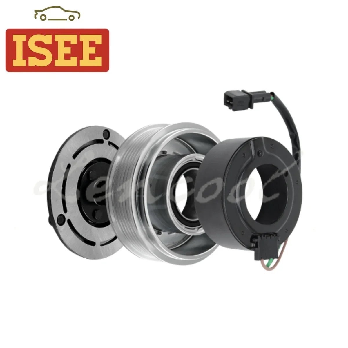 High QualityAC A/C Compressor Pump Clutch Pulley For VW LUPO 6X SEAT AROSA IBIZA 6K AUDI A3 SKODA  FORD 6N0820811A 6N0820803B 6N