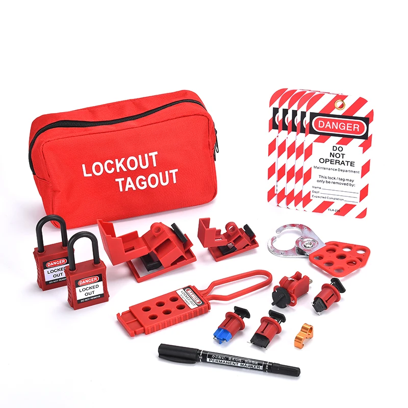 

2024 Elecpopular Waterproof Portable Lockout Safety Tool Bag Kit Personal Mini Oxford Fabric Locksmith Supplies