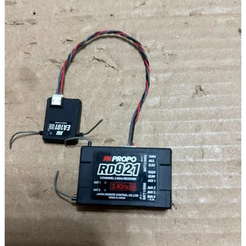 Used JR R921 2.4 GHz DSM2 Receiver W Satellite For DSM2 DSMX Technology JR12X, 12X MV, 11X, X9503 TransmitterUniFly