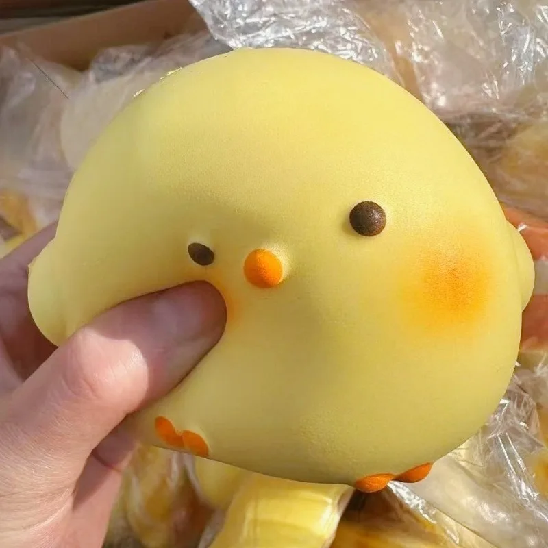 Super Soft Cute Chick Fidgets Toys Squishy Kawaii Animals Squeeze Toy Stress Relief Toy for Anxiety ADHD Gift for Adults Gifts