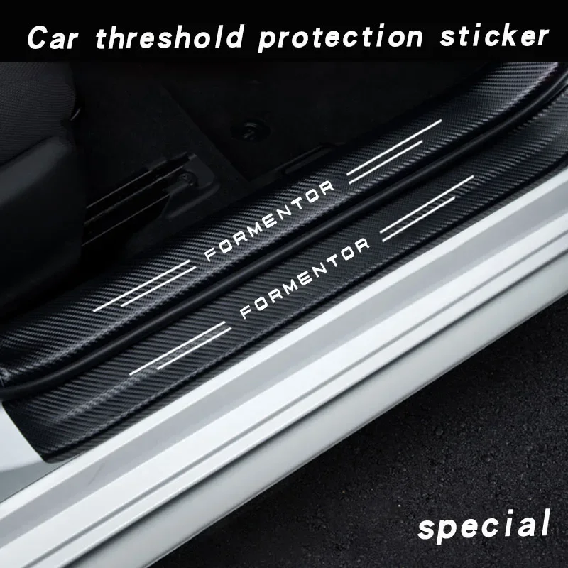 Car Door Sill Stickers For seat Formentor Toledo R Born Ateca leon ibiza Alhambra Exeo Altea Arona Mii IBL Car Accessories view 2
