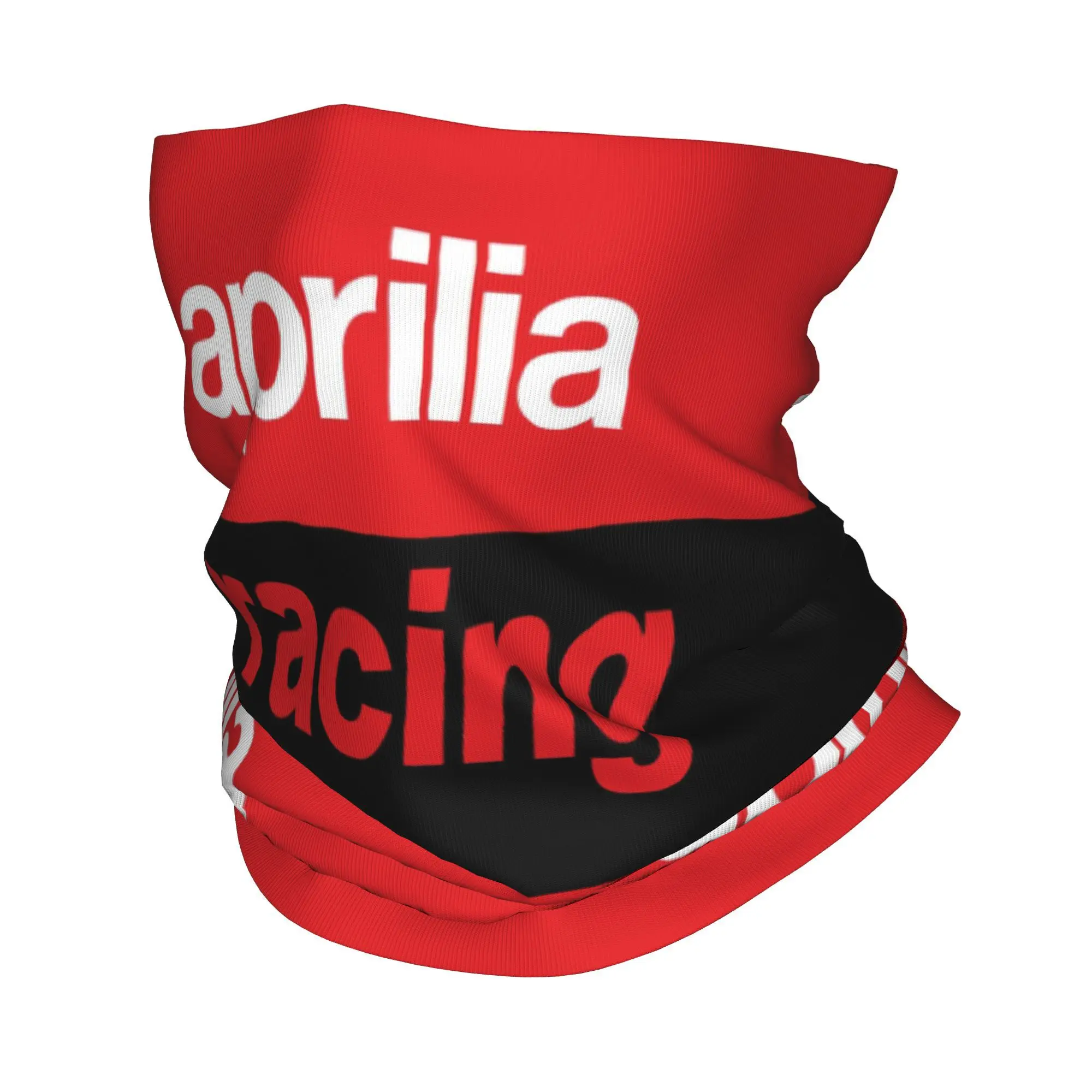 Custom Racing Aprilias Neck Gaiter Women Men Windproof Winter Motocross Motorcycle Bandana Scarf for Ski