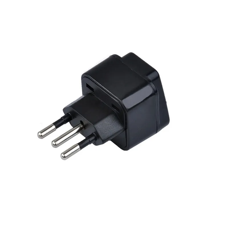 

3pin Brazilian AC Power Plug UK/US/EU To Brazil Brasil Socket Travel Power Adapter 3 Pin Type N Plug Converter for Home Travel