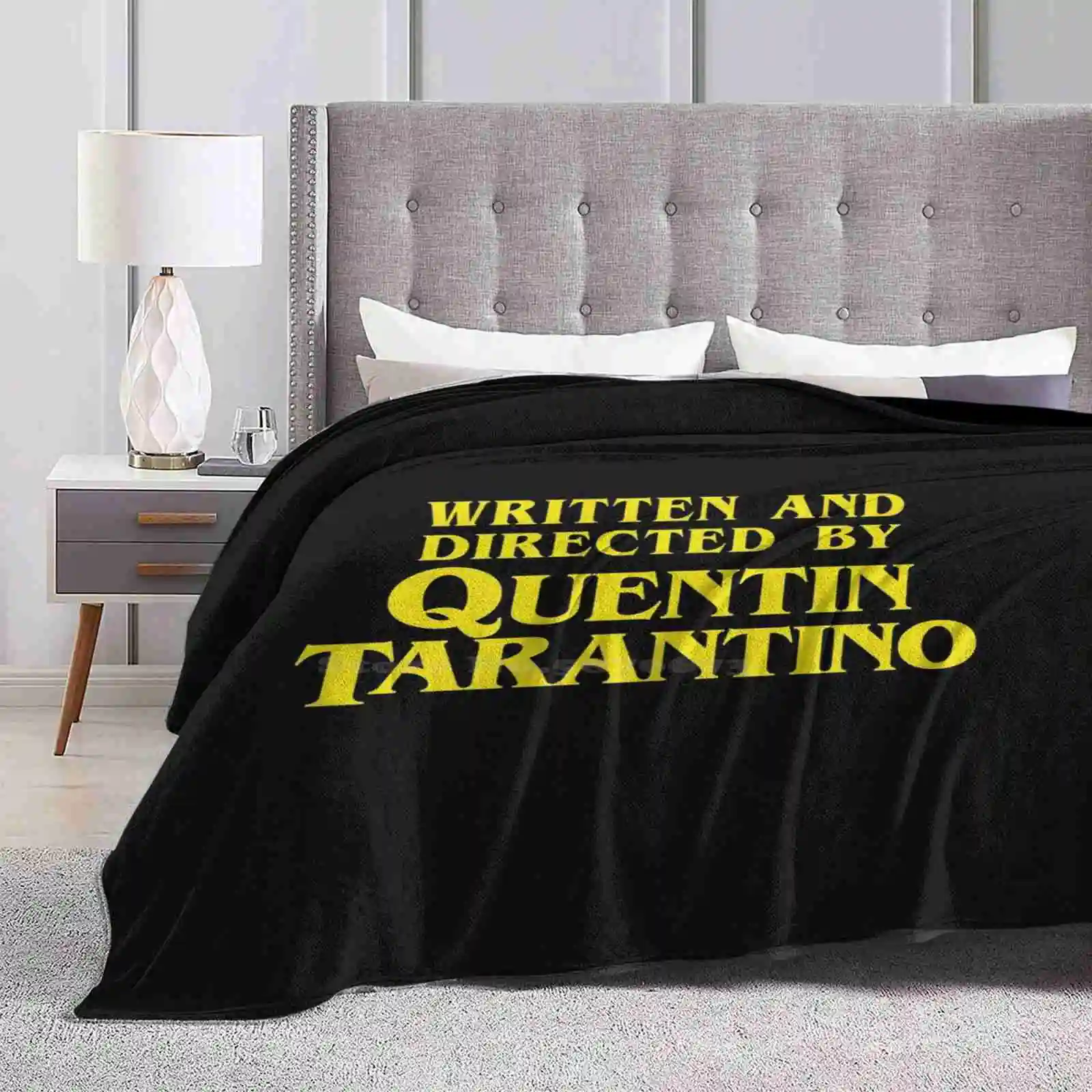 Written And Directed By Quentin Tarantino Super Warm Soft Blankets Throw On Sofa/Bed/Travel Movies Films Reservoir Dogs Pulp