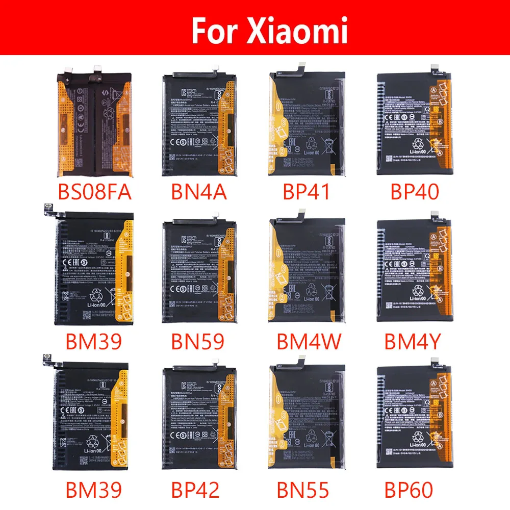 ISUNOO Battery For Battery For Xiaomi BM4W 10T Lite K60 K70 Pro 13 Ultra Redmi Note 8 9 10 11T 13 Pro /Poco F5 F6 F7 Pro/Turbo