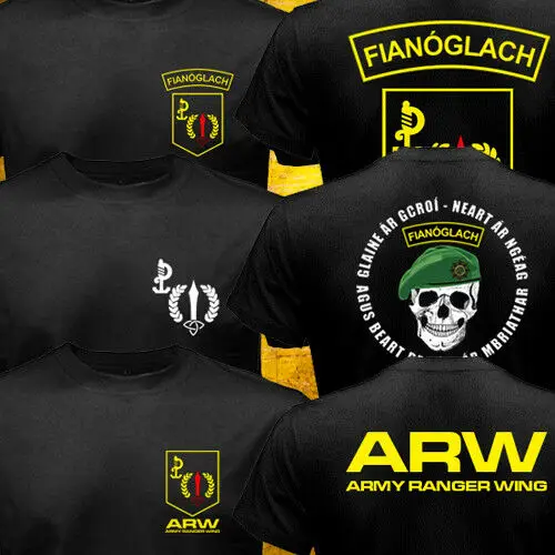 Ireland Irish ARW Army Ranger Wing Special Force Ops Army Military Men Tshirt Casual O-Neck Tshirt Summer Streetwear Tee Shirt