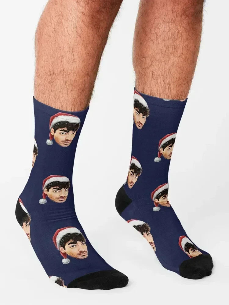 christmas joe jonas Socks happy funny gift golf Climbing Socks For Man Women's