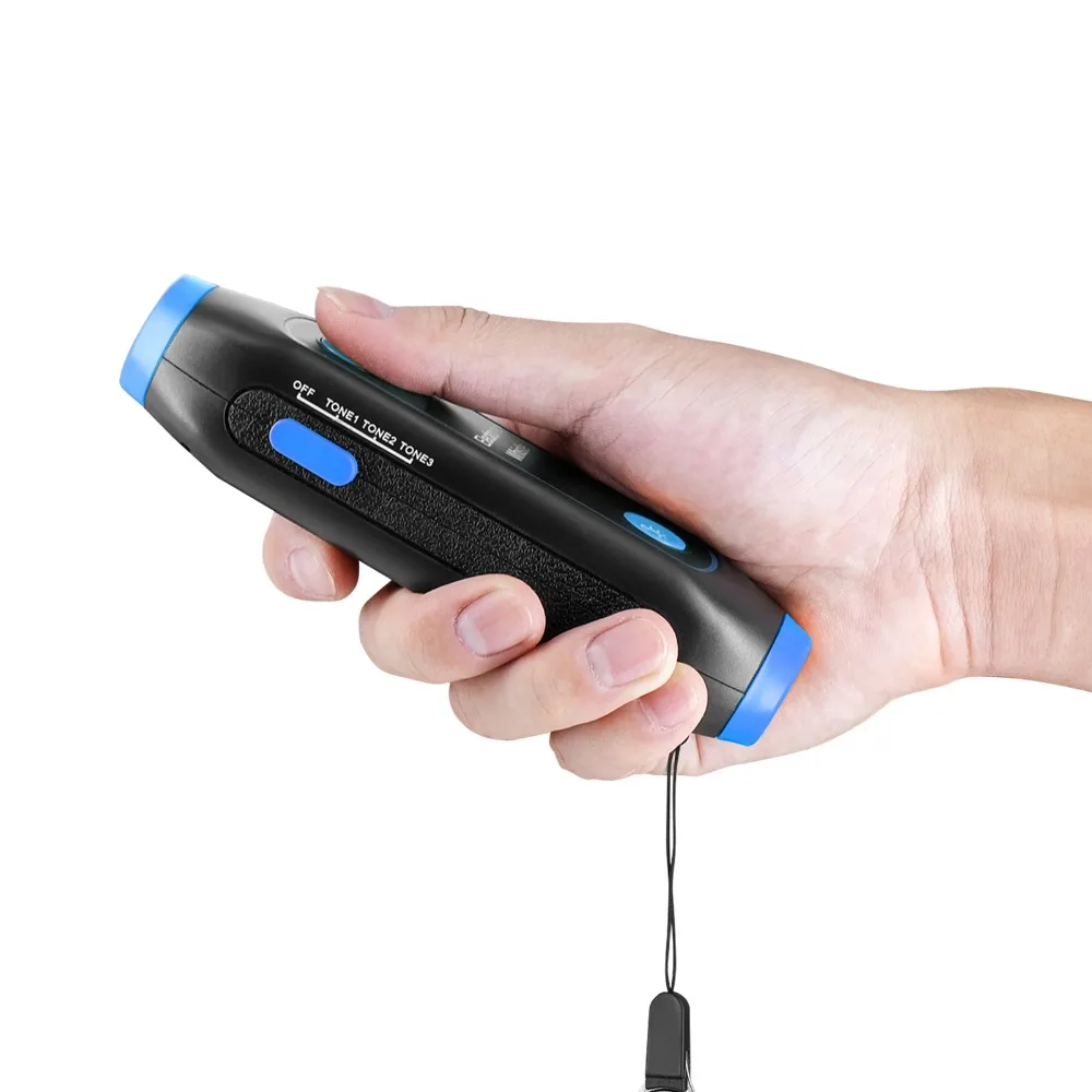 Portable 3 Volume Levels Electronic Whistle LED Light Lanyard Included Emergency Whistle Referee Whistle For Coaches