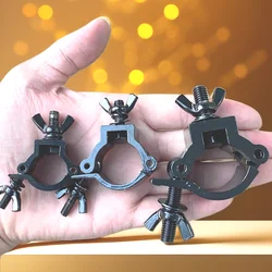 Mini Clamp Portable Lighting Accessories Aluminum Alloy Clamp DJ Stage Lights Truss Hook For LED PAR Spotlight Round Tube Buckle