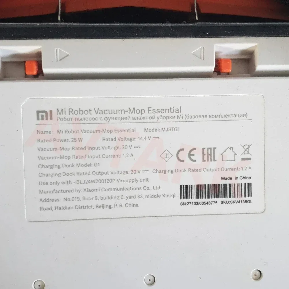 6800mAh Li-ion Battery For Xiaomi G1 MI Robot Vacuum-Mop Essential Robot Vacuum Cleaner Accessories· MJSTG1 SKV4136GL