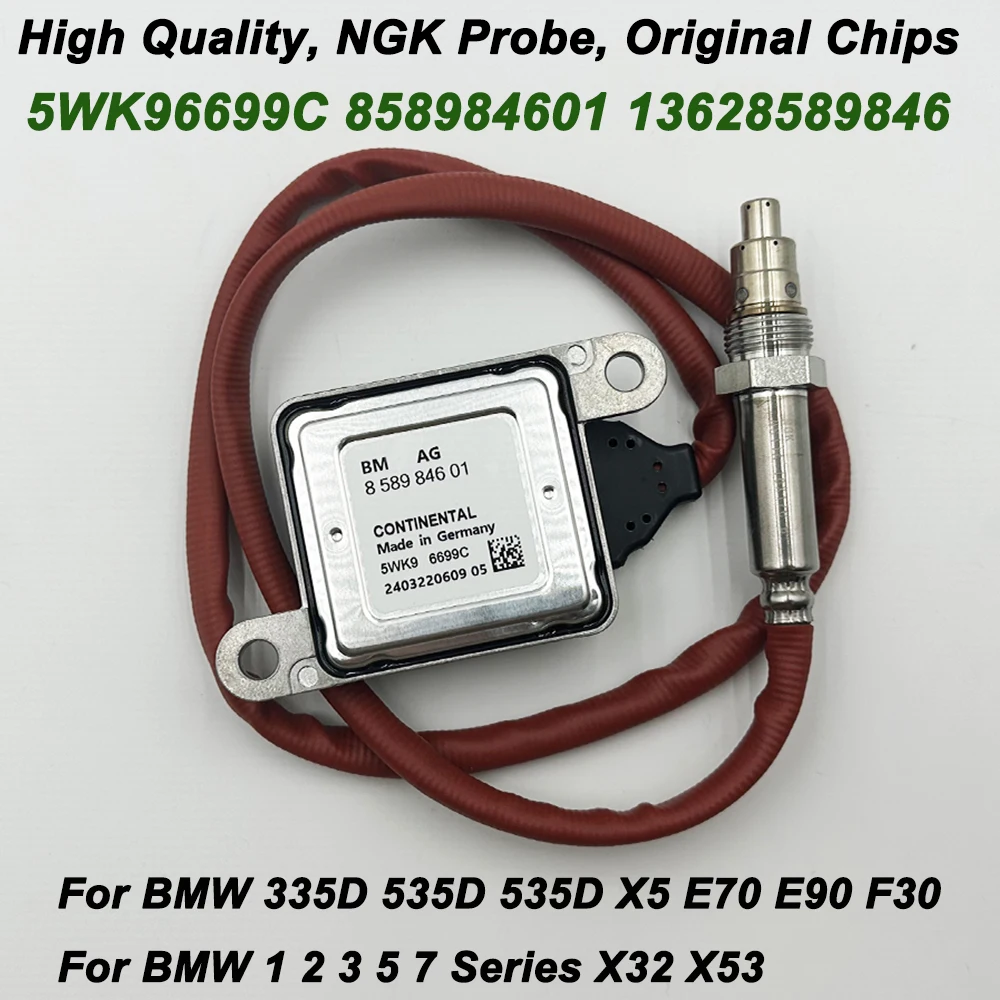 

High Quality Chips N-GK Probe Nitrogen Oxygen Sensor 5WK96699C 13628589846 858984601 For BMW 1 2 3 5 7 Series X32 X53 335d 535d