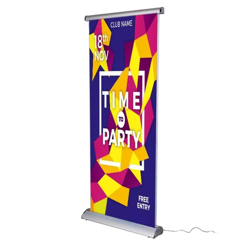 

【Hot】Trade Show Portable Roll up Display Kakemono Roller Banner Cus-tom Poster Print Outdoor Exhibition Roll up Banner Stand