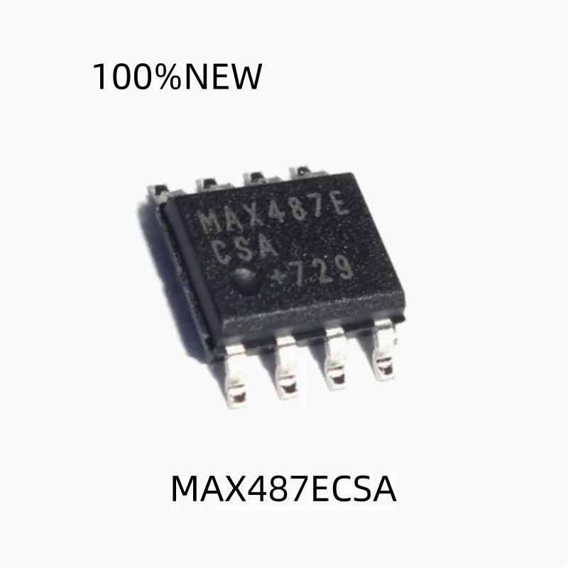 (10Pcs) 100% New Max487Ecsa Max487E Sop-8 Transceiver Chip Ic