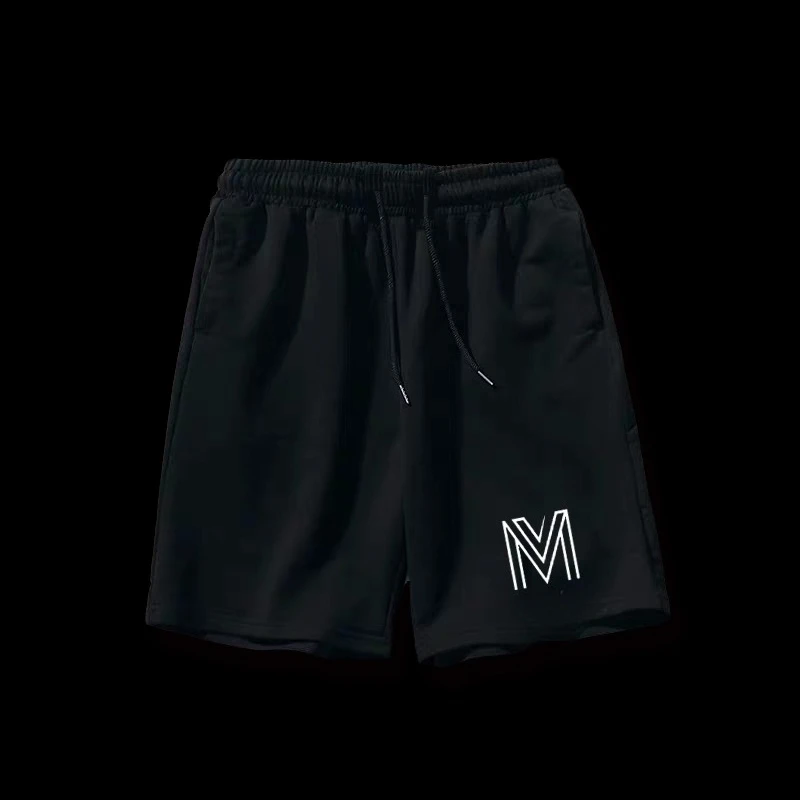 

New Fashion Summer Pure Cotton Football Simple Fashion Sports Training Breathable Fashion Casual Pure Cotton Shorts Large Size