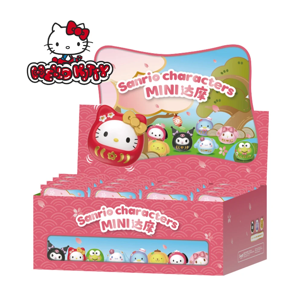 

Hello Kitty Sanrio Mini Dharma Series женские сумки Kawaii Kuromi Cinnamoroll мультяшный милый стакан кукла девочка игрушка Подарки в упаковке