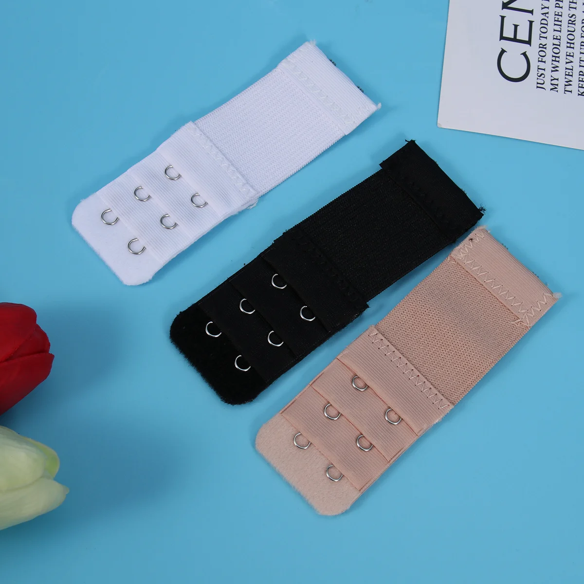 

6 Pcs Hook Hooks Extension Buckle Extender Lengthened Strap Comfortable Size 2 Women Women's