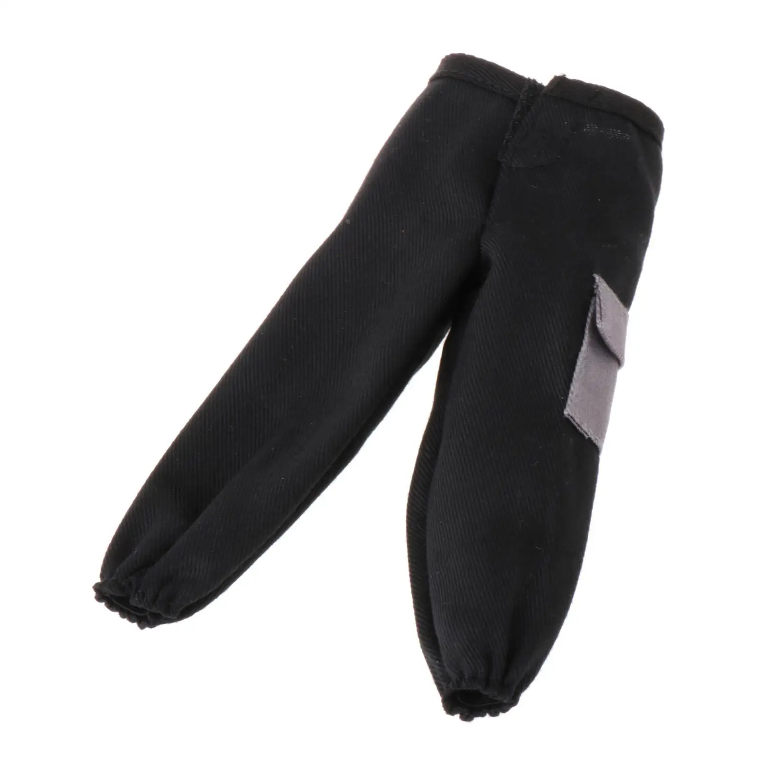 Miniature 1/6 Soldier Pant Black Cloth Fit 12 Inch Action Figure Cosplay Clothing Accessory