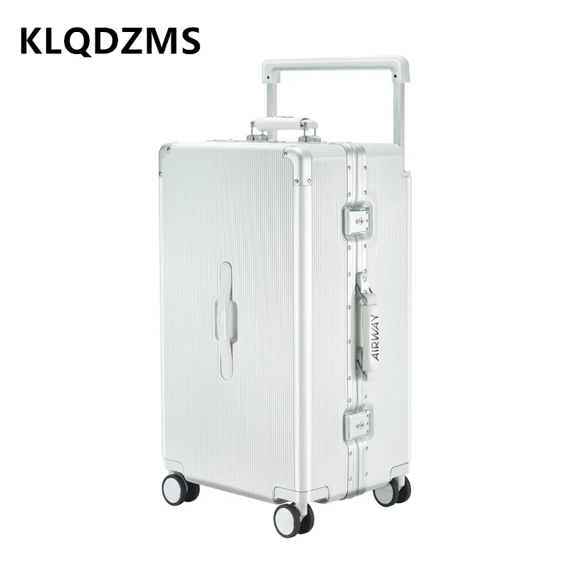 KLQDZMS nuovo 26 "28 pollici bagaglio Trolley per PC di grande capacità elementi essenziali per i viaggi in famiglia scatola con Password addensata valigia rotante