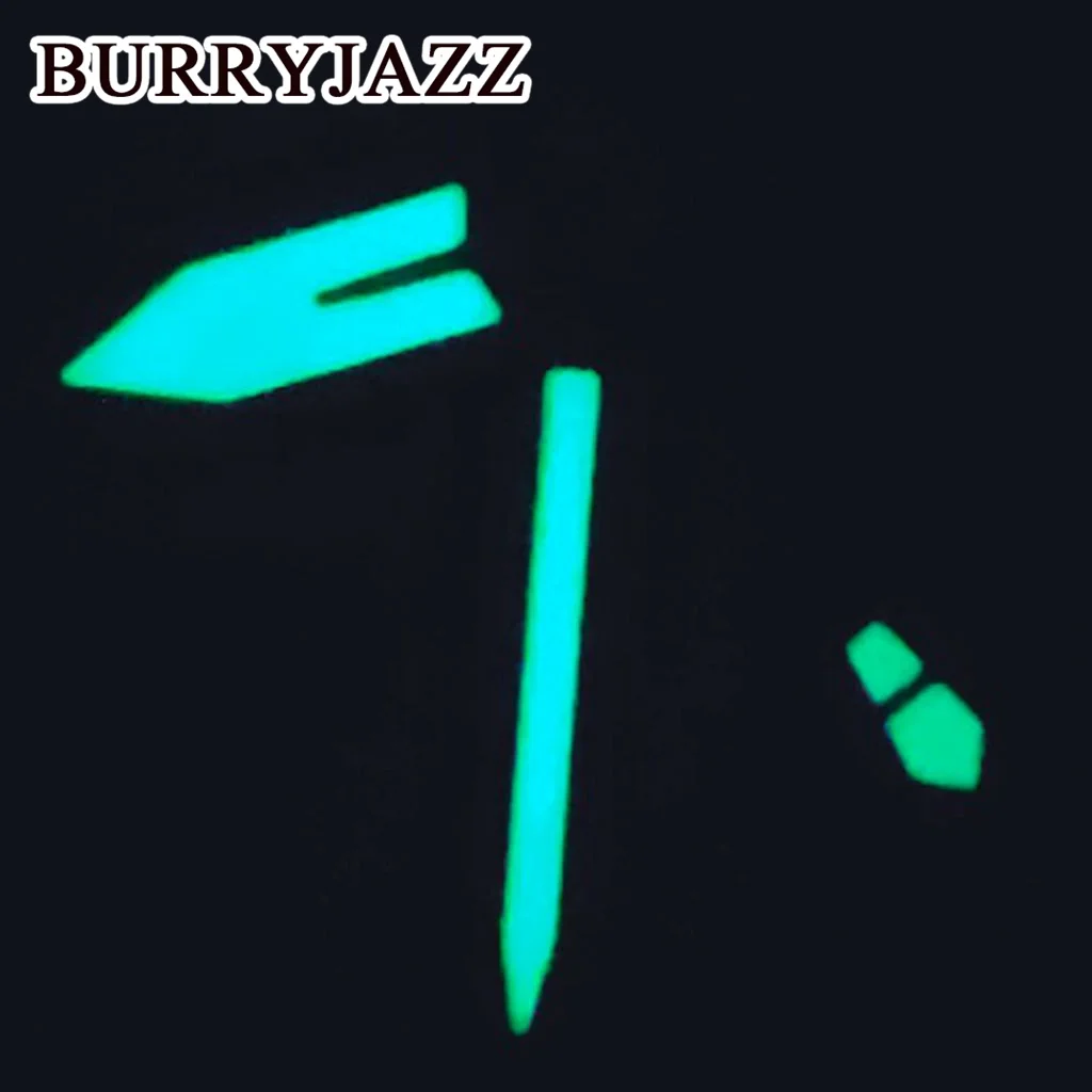 يد مضيئة من Burryjazz ، أسود ، فضي ، ذهبي ، وردي ، ذهبي ، أخضر ، NH35 ، NH36 ، NH38 ، 7S26 ، 7S36 ، 4R35 ، 4R36