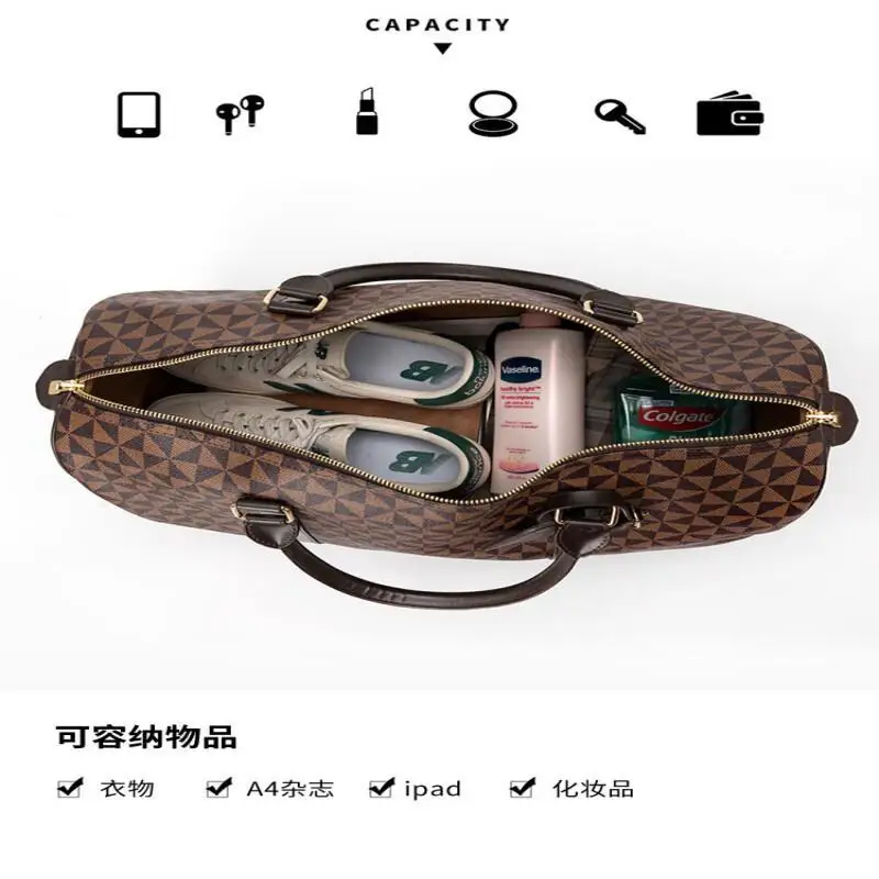 Large Capacity Versatile Travel Bag High-quality Fashionable Casual Handbag Multifunctional Shoulder Bag Portable Boston Bag